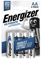 Energizer Ultimate Lithium AA 1.5V lithiová 4ks 35035752 - Baterie 