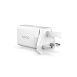 Epico 20W PD CHARGER WITH CHANGEABLE PLUG (EU, UK) - bílá