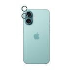 Epico Aluminium Lens Protector for Apple iPhone 16/16 Plus - modrozelená