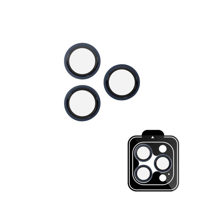Epico Aluminium Lens Protectors | Čirý obraz | iPhone 17 Pro/17 Pro Max | modrá | ochrana proti poškrábání a otiskům prstů | ochra