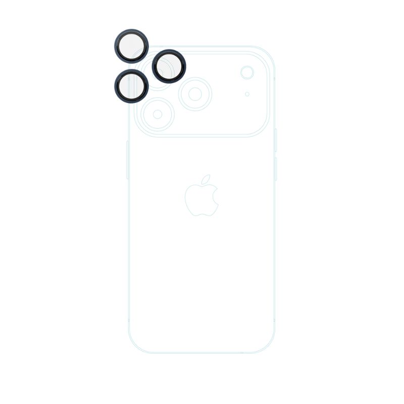 Epico Aluminium Lens Protectors | Čirý obraz | iPhone 17 Pro/17 Pro Max | modrá | ochrana proti poškrábání a otiskům prstů | ochra