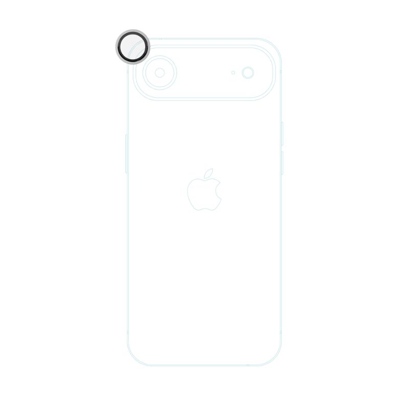 Epico Aluminium Lens Protectors | Čirý obraz | iPhone Air | stříbrná | ochrana proti poškrábání a otiskům prstů | ochrana camera i