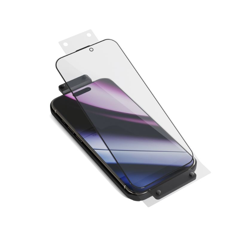 Epico AntiBlue Glass 3D pre iPhone 16 Pro Max s inštalačným rámom