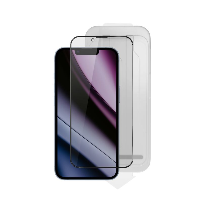 Epico Antiblue Glass 3D Ultra-široké krytí s aplikátorem proti prachu pro iPhone 13/13 Pro/14/16e