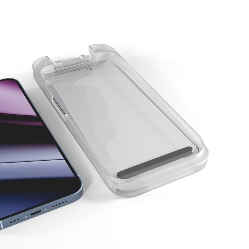 Epico Antiblue Glass 3D Ultra-široké krytí s aplikátorem proti prachu pro iPhone 13/13 Pro/14/16e