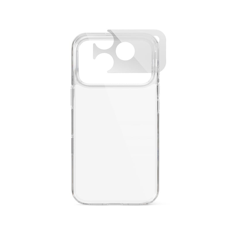 Epico Hero Case pre iPhone 17 Pro/18 Pro – ultralahké puzdro – priehľadné (popruhy na krk a ochrana modulu fotoaparátu)