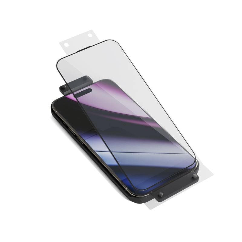 Epico Hero Glass 3D for iPhone 16 Pro s instalačním rámečkem