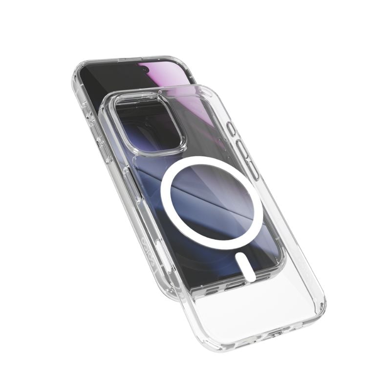 Epico Hero Mag+ Case | iPhone 17 | transparentní | Qi2 & MagSafe kompatibilní | plný kruh