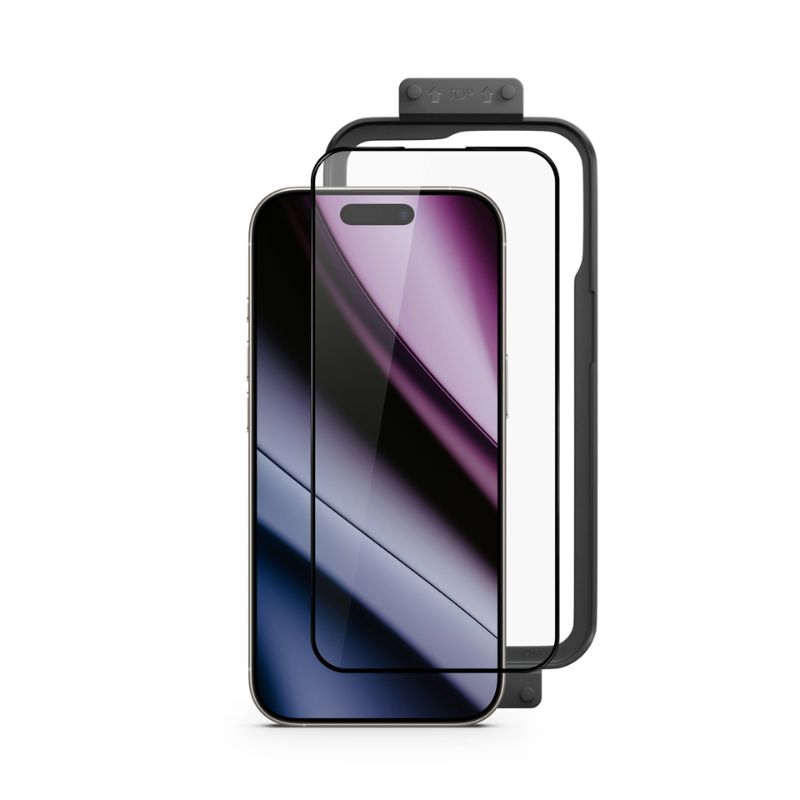 Epico ImpactBuffer Glass 3D pre iPhone 16 Pro Max s inštalačným rámom