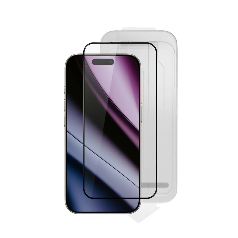 Epico ImpactCeramic Glass 3D Ultra-široké krytí s aplikátorem proti prachu pro iPhone 16 Pro Max