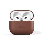Epico Leather Case Airpods 3 - hnědá
