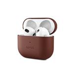 Epico Leather Case Airpods 4 - hnědá
