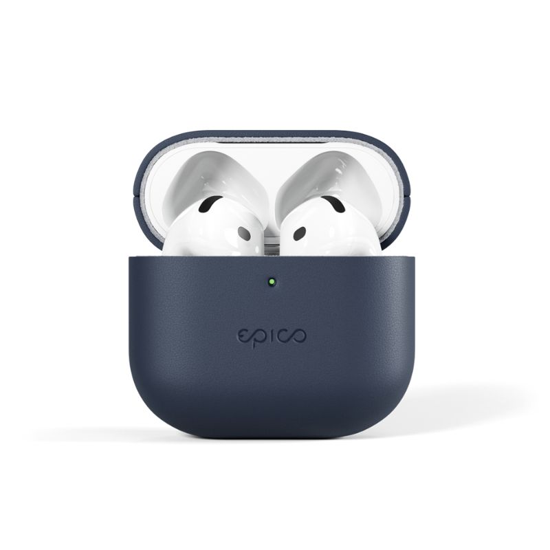 Epico Leather Case Airpods 4 - modrá