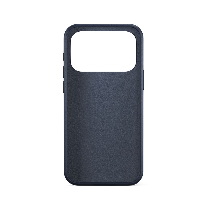 Epico Leather Pro Mag+ Case | iPhone 17 Pro | modré | kompatibilné s Qi2 a MagSafe (ochrana ostrova fotoaparátu)