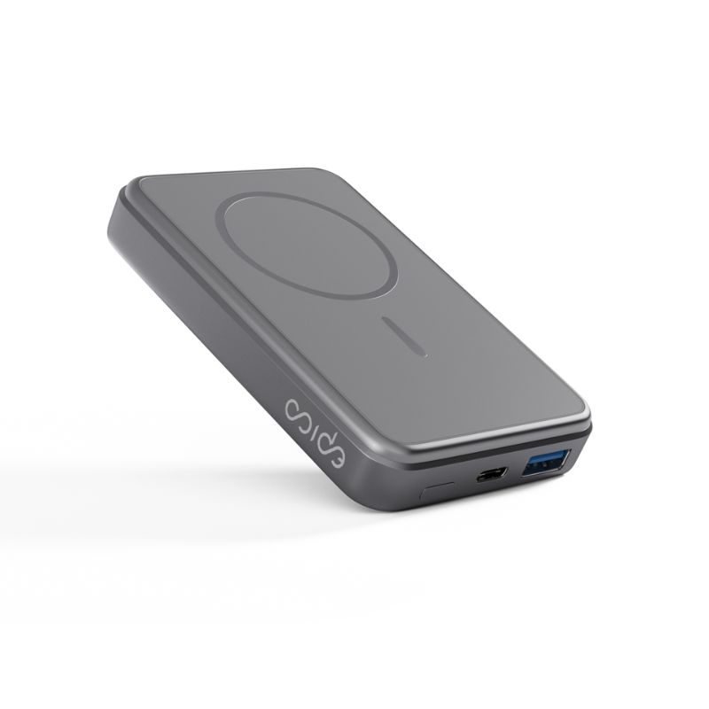 Epico Mag+ Aluminium Power Bank Battery Capacity 10 000mAh - vesmírně šedá