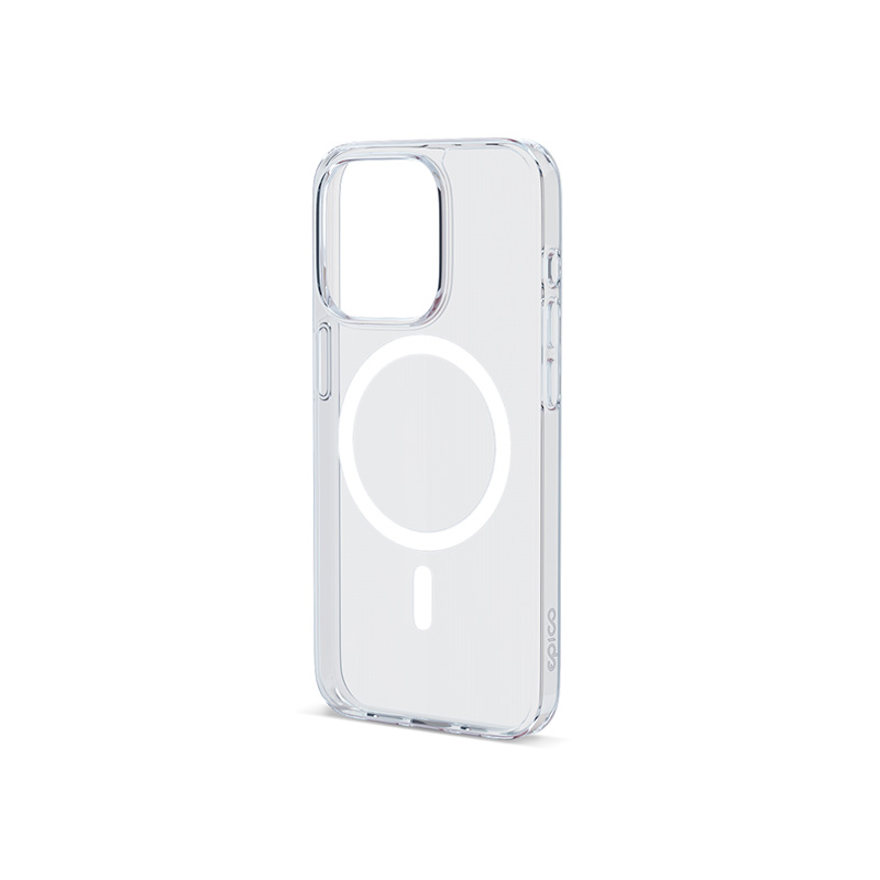 Epico Mag+ Hero Case - Magsafe Compatible iPhone 15 Pro Max - transparentní