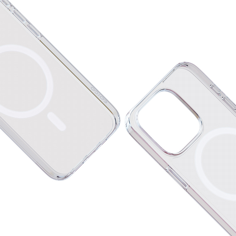 Epico Mag+ Hero Case - Magsafe kompatibilný s iPhone 15 Pro - priehľadný