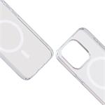 Epico Mag+ Hero Case - Magsafe kompatibilný s iPhone 15 Pro - priehľadný