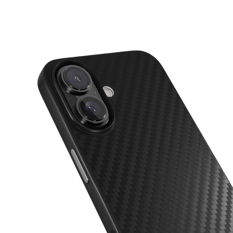 Epico Mag+ Hybrid Carbon Case iPhone 16 Plus - černá