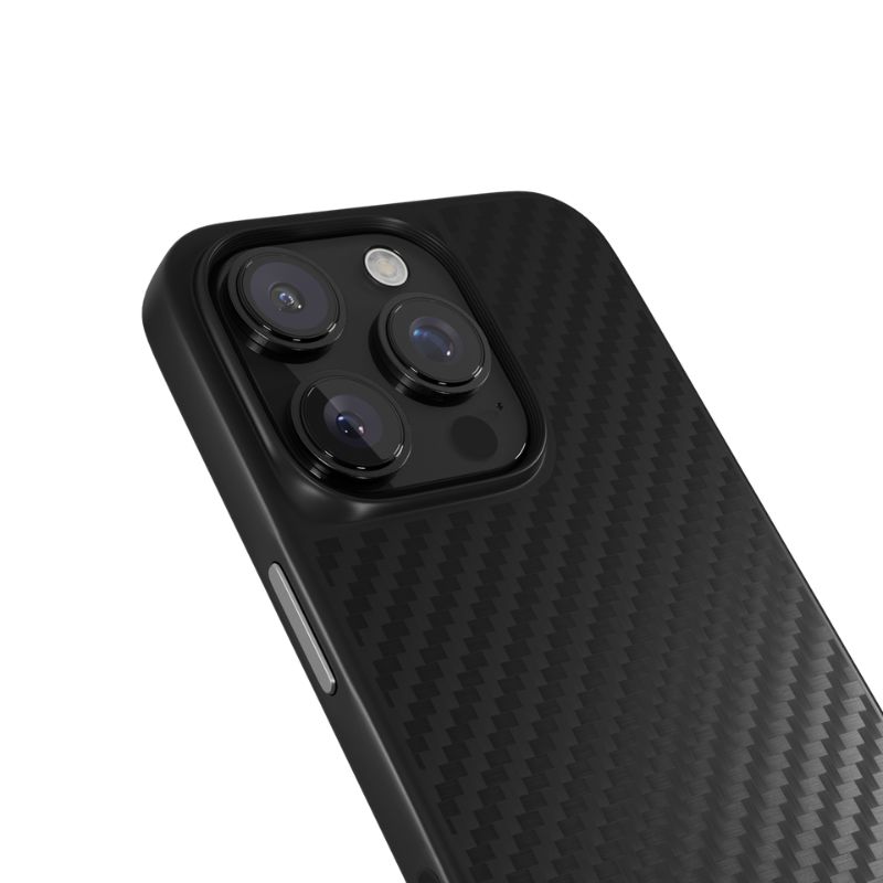 Epico Mag+ Hybrid Carbon Case iPhone 16 Pro Max - černá