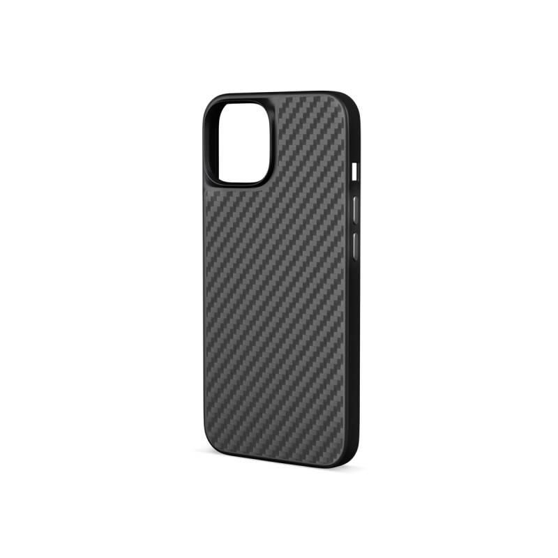 Epico Mag+ Hybrid Carbon Case - MagSafe compatible iPhone 15 - černá