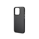 Epico Mag+ Hybrid Carbon Case - MagSafe compatible iPhone 15 Pro - černá