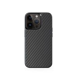 Epico Mag+ Hybrid Carbon Case - MagSafe compatible iPhone 15 Pro - černá