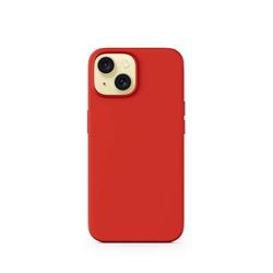 Epico Mag+ Silicone Case for iPhone 15 - MagSafe compatible - tmavě červená