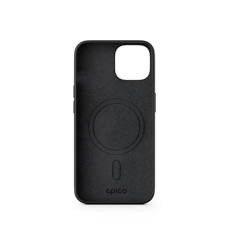 Epico Mag+ Silicone Case for iPhone 15 Plus  - MagSafe compatible - černá