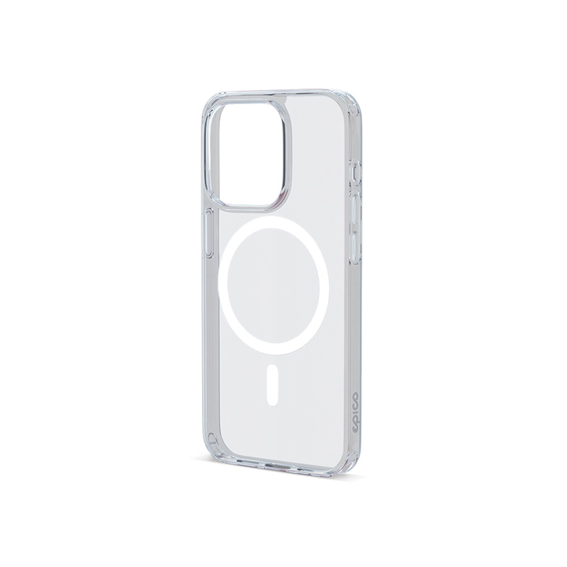EPICO Resolve Case Magnetic - MagSafe Compatible iPhone 15 Pro Max - transparent