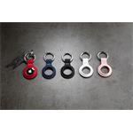Epico Silicone Case for AirTag pack bundle - černá, bílá, modrá, červená