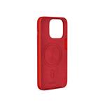 EPICO SILICONE MAGNETIC - MAGSAFE COMPATIBLE CASE iPhone 14 Pro - tmavo červená