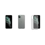 Epico SILIKÓNOVÉ puzdro na iPhone 12 / 12 Pro (6,1") - čierne priehľadné