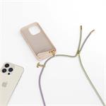 EPICO silikónový kryt so šnúrkou pre iPhone 13 / 14 (6,1") - ružový