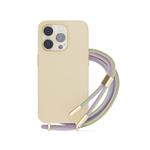 EPICO silikónový kryt so šnúrkou pre iPhone 14 Plus (6,7") - ružový