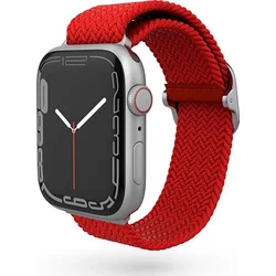 Epico textilní pletený pásek pro Apple Watch 42/44/45 mm - červený