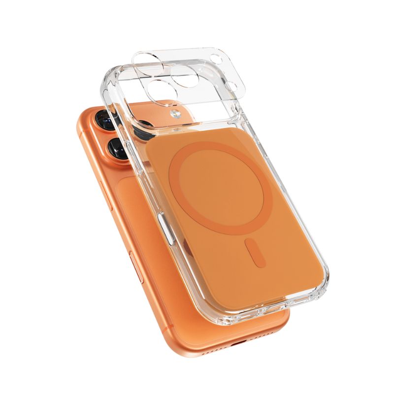 Epico Tile Mag+ Case | iPhone 17 Pro | kosmicky oranžová | Qi2 & MagSafe kompatibilní