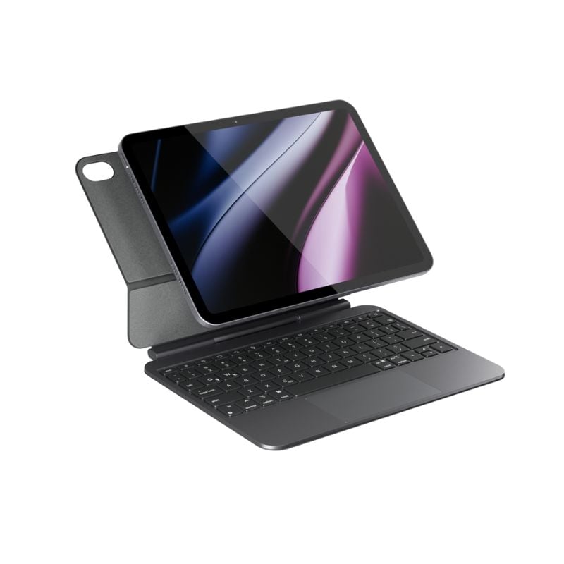 Epico UltraBoard – tenká hliníková klávesnica s puzdrom EK40 | iPad 10,9" (A14)/11" (A16) | vesmírna čierna | CZ | multidotykový tra