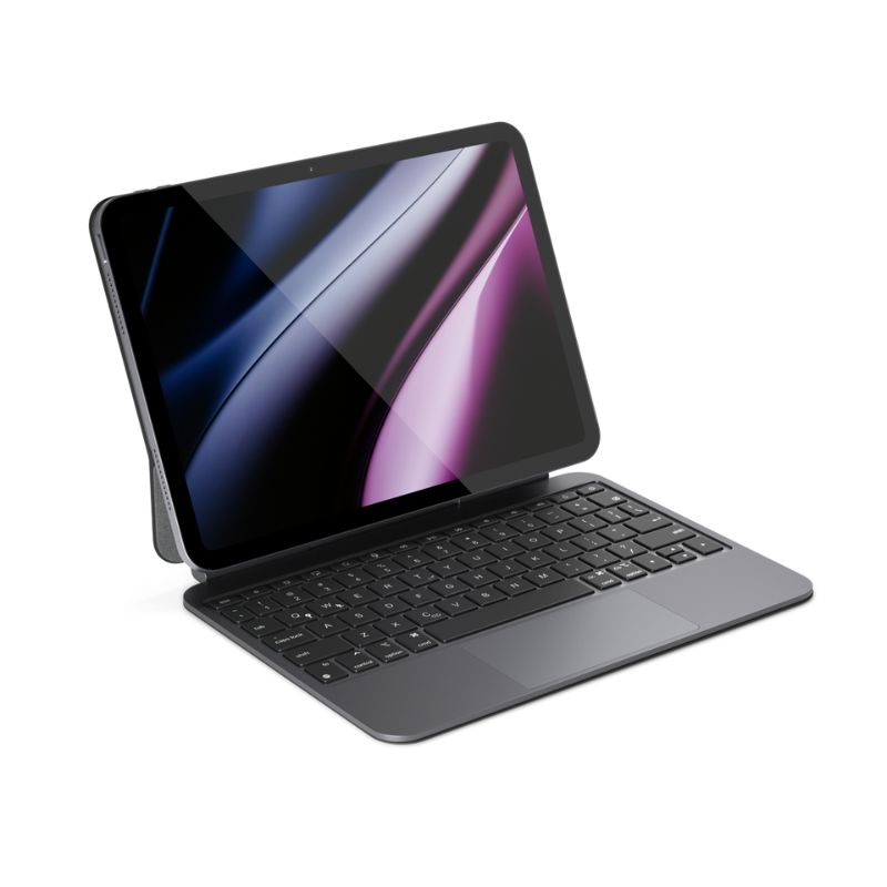 Epico UltraBoard tenká hliníková klávesnice s pouzdrem EK40 | iPad 10,9" (A14)/11" (A16) | vesmírně černá | CZ | multidotykový tra