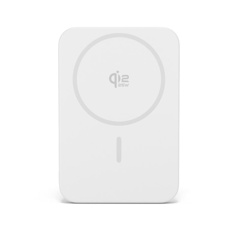 Epico UltraPack Qi2 25W Slim 5000mAh hliníková Mag+ bezdrôtová powerbanka EM55 | strieborná | MagSafe kompatibilná