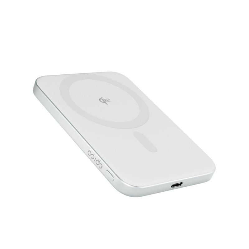 Epico UltraPack Qi2 Slim 5000 mAh hliníková bezdrôtová powerbanka Mag+ EM51 | strieborná