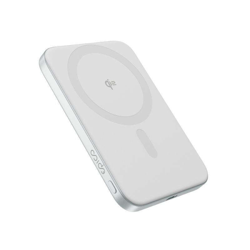 Epico UltraPack Qi2 Slim 5000mAh hliníková Mag+ bezdrôtová powerbanka EM51 | strieborná | bezdrôtové nabíjanie 15W