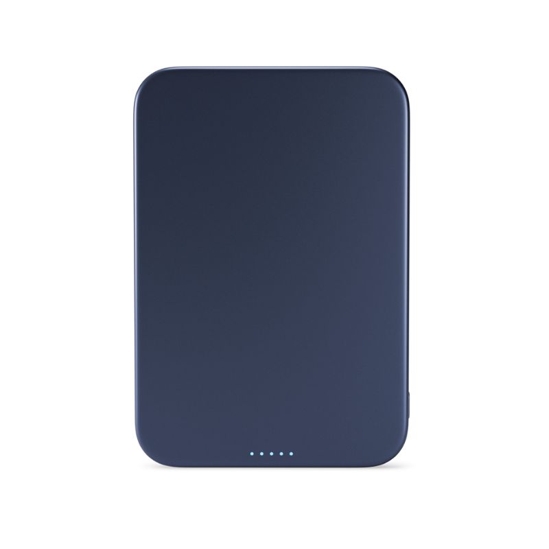 Epico UltraPack Qi2 Slim 5000mAh hliníková Mag+ bezdrôtová powerbanka EM51 | tmavomodrá | bezdrôtové nabíjanie 15W