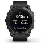 Epix™ Pro (Gen 2) – Standard Edition | 51 mm Gray/ Black Silicone Band