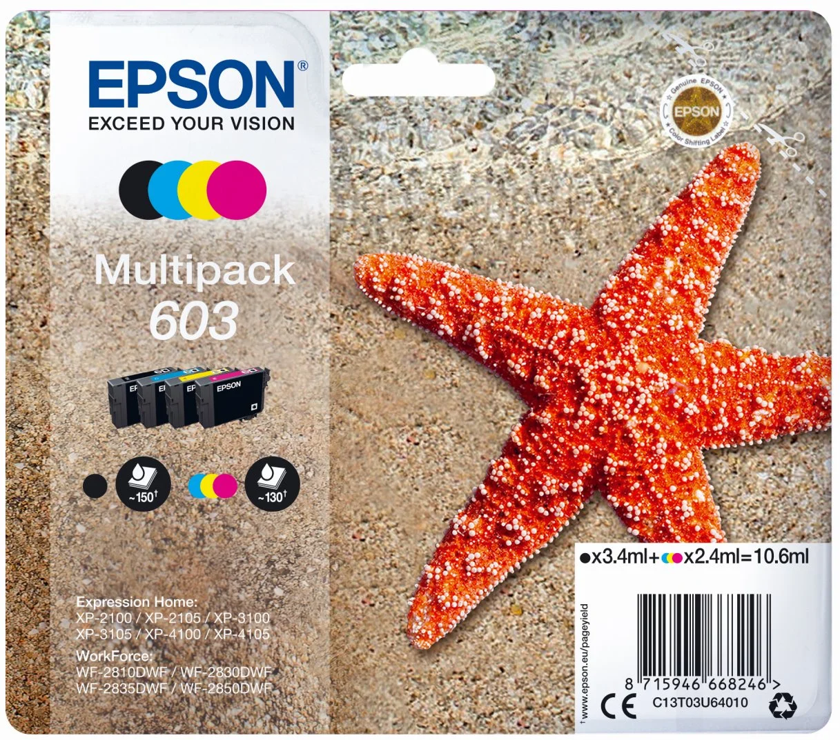 Epson 603 Multipack - originál C13T03U64010