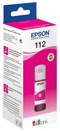 Epson EcoTank 112 Magenta, purpurová C13T06C34A