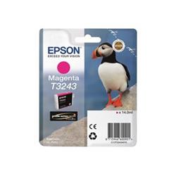 Epson inkoust T3243 Magenta, purpurová - originální