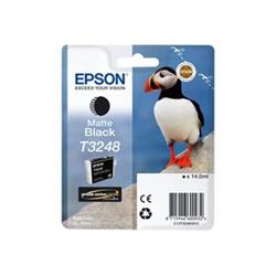 Epson inkoust T3248 Matte Black, matná černá - originální