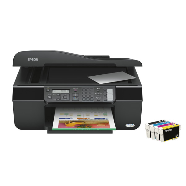 Epson multifunkční inkoustová tiskárna Stylus Office BX300F, print/scan/copy A4 4ink 31/15ppm ADF FAX USB