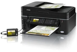 Epson multifunkční inkoustová tiskárna Stylus Office BX610FW MFZ A4 38ppm 4ink ADF čtečka karet LCD FAX WiFi USB LAN